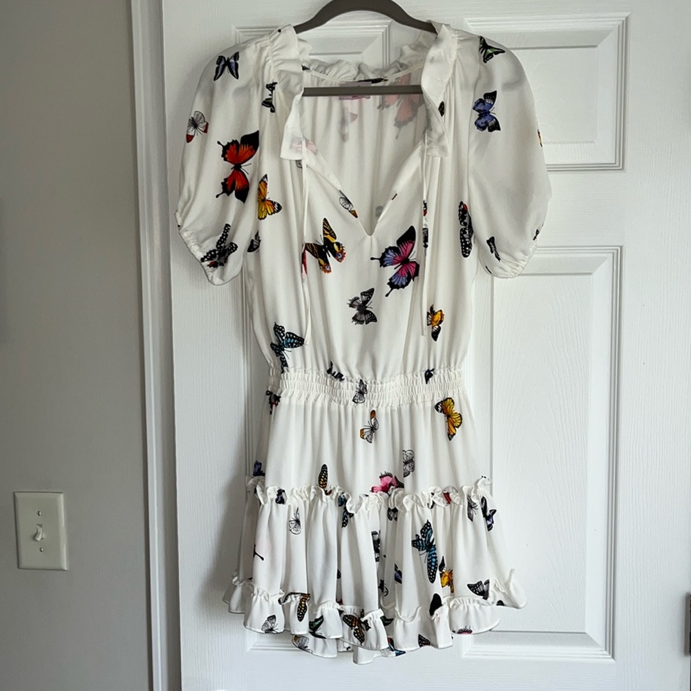 Butterfly mini dress